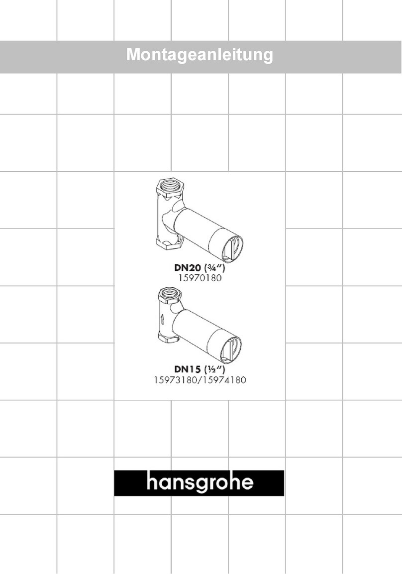 Hans Grohe DN20 15970180 User manual Hans Grohe DN20 15970180 User manual