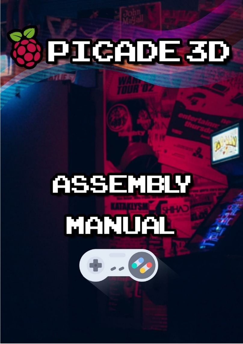 Raspberry Pi PICADE 3D Assembly manual
