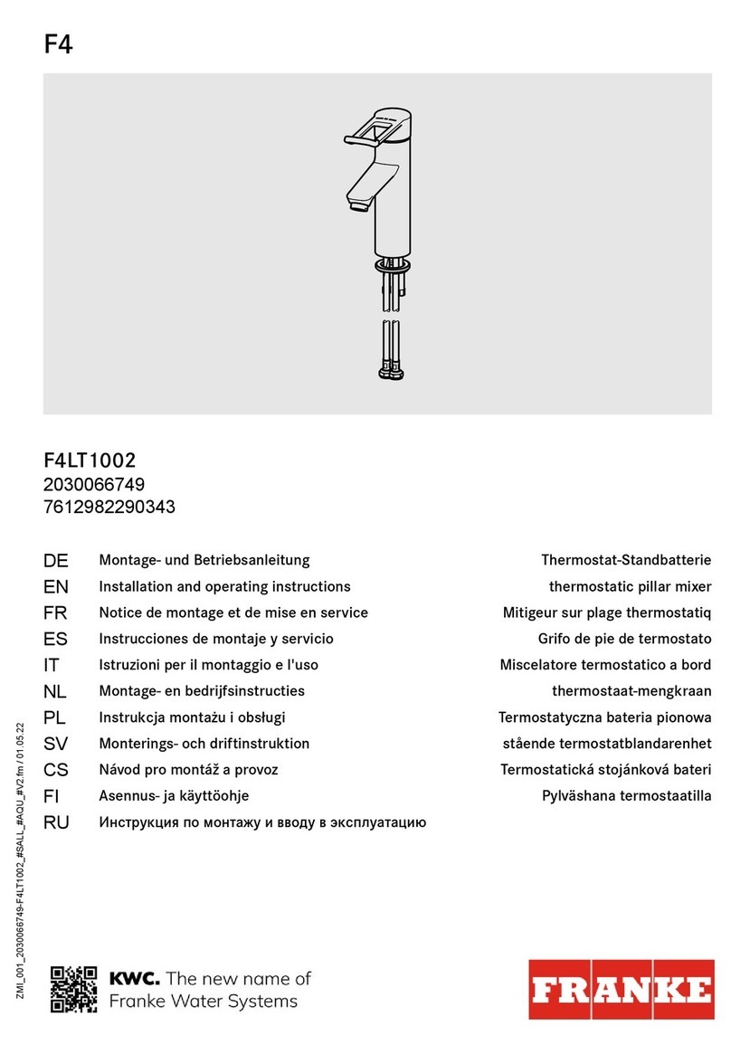 Franke F4 F4LT1002 User manual