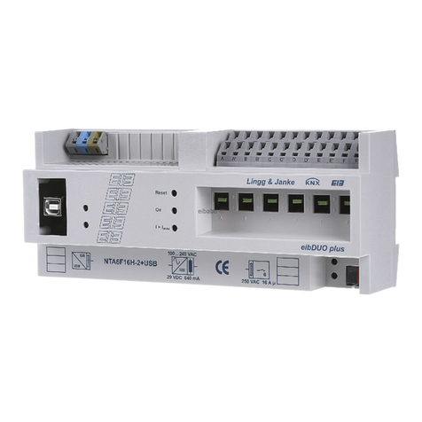 Lingg & Janke KNX eibDUO NTA6F16H-2 user manual
