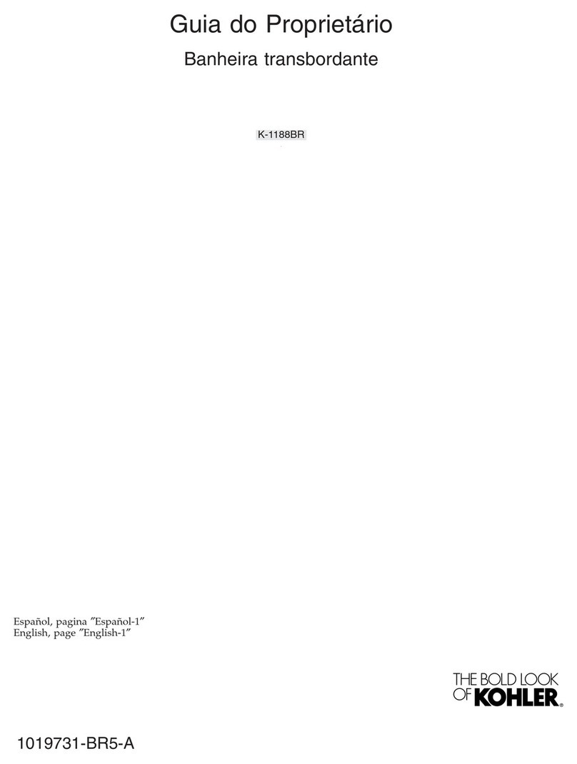 Kohler K-1188BR User manual