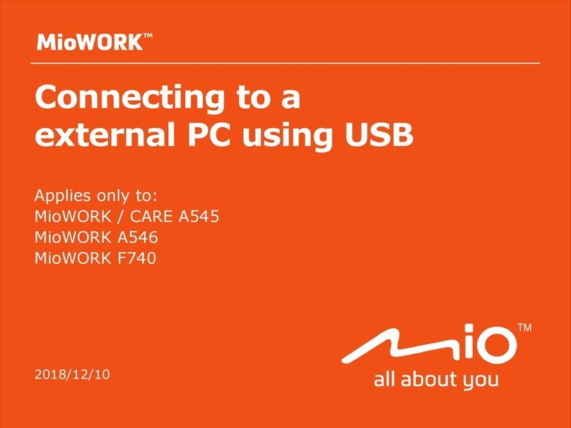 Mio MioWORK A545 User manual