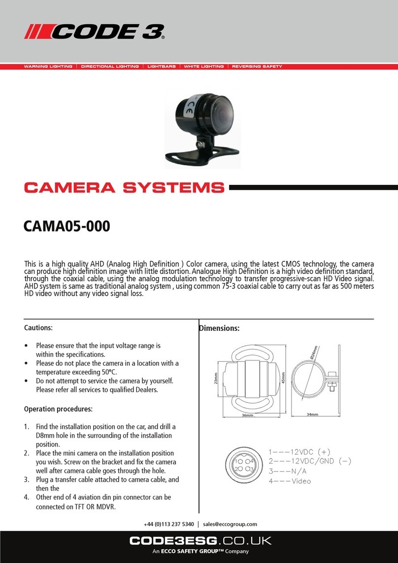 Code 3 CAMA05-000 quick start guide