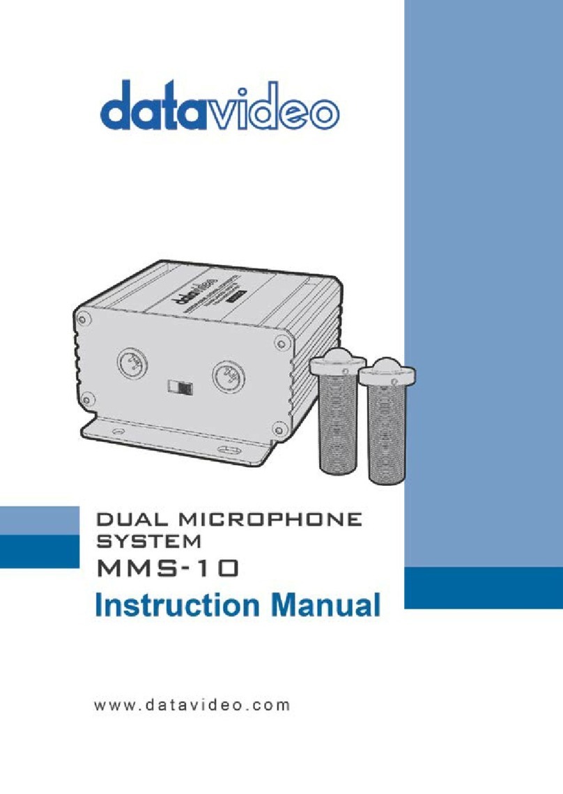 Data Video MMS-10 instruction manual