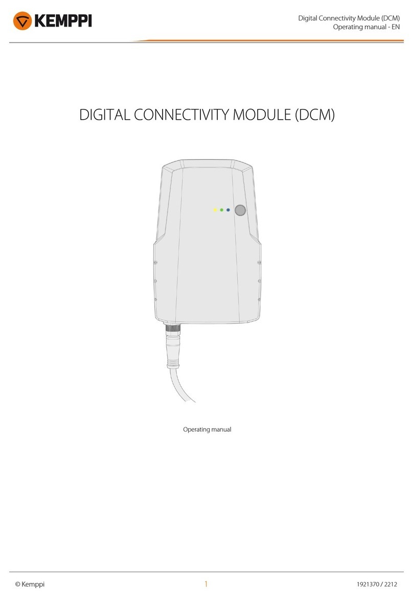 Kemppi DIGITAL CONNECTIVITY MODULE operating manual Kemppi DIGITAL CONNECTIVITY MODULE operating manual
