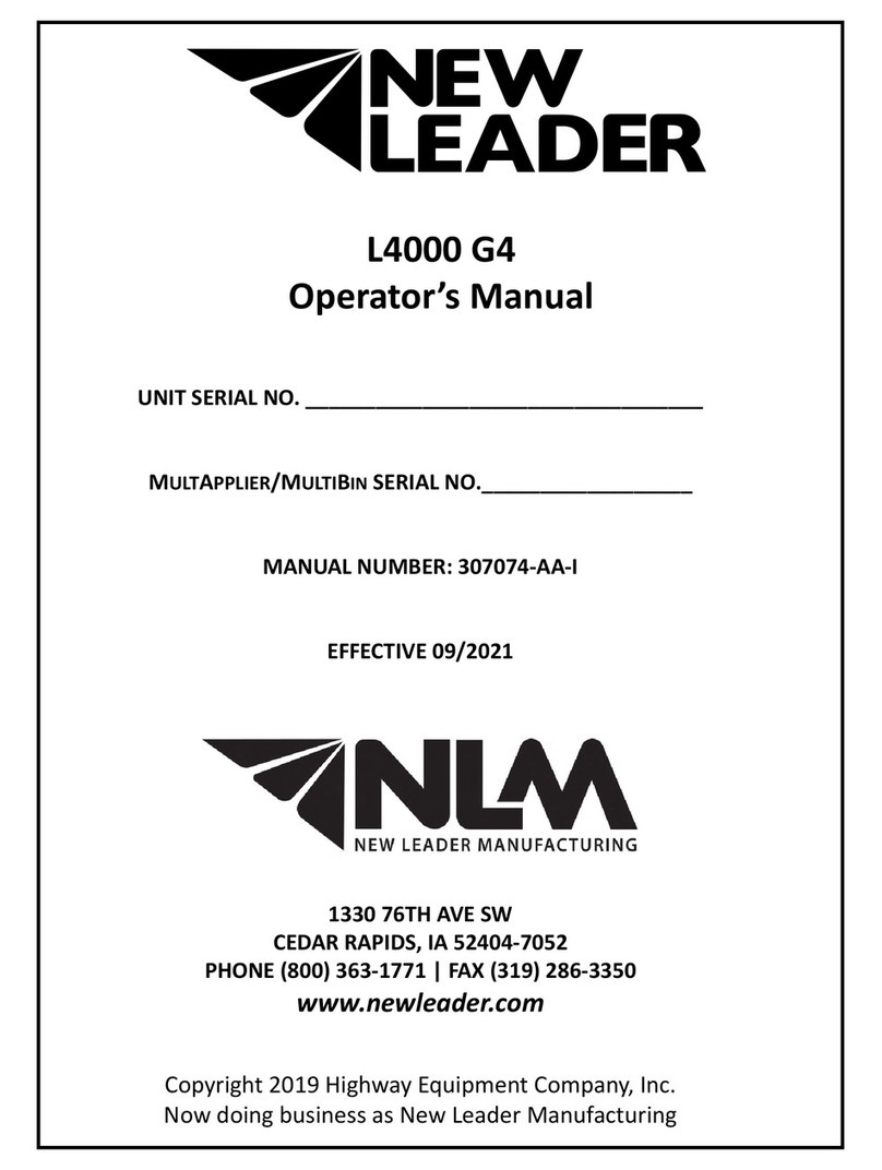 New Leader L4000 G4 Operator's manual