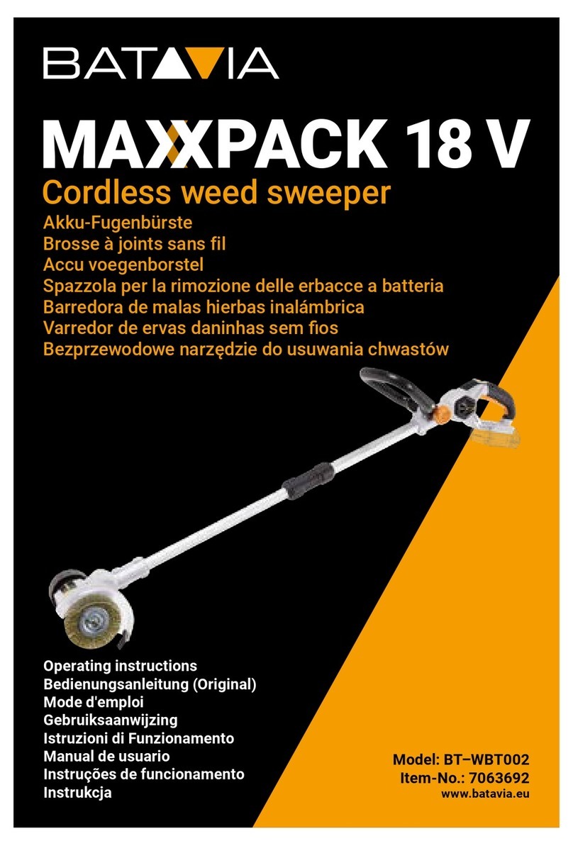 Batavia MAXXPACK 18 V BT-WBT002 operating instructions