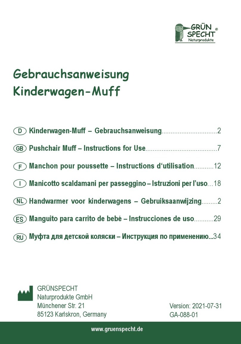 GRÜNSPECHT 382-00 Instructions for use
