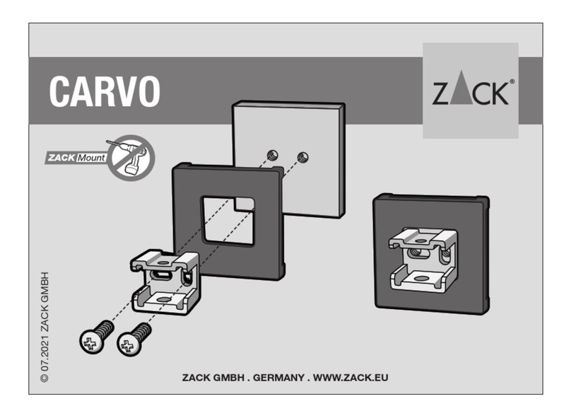 ZACK CARVO 40492 User manual