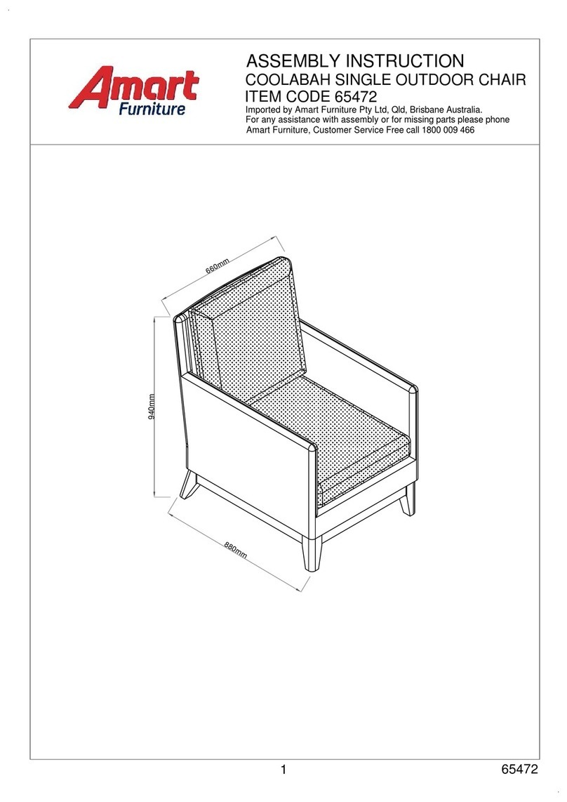 Amart Furniture COOLABAH 65472 Assembly instruction Amart Furniture COOLABAH 65472 Assembly instruction
