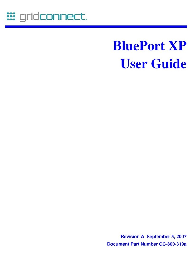 GridConnect BluePort XP user guide