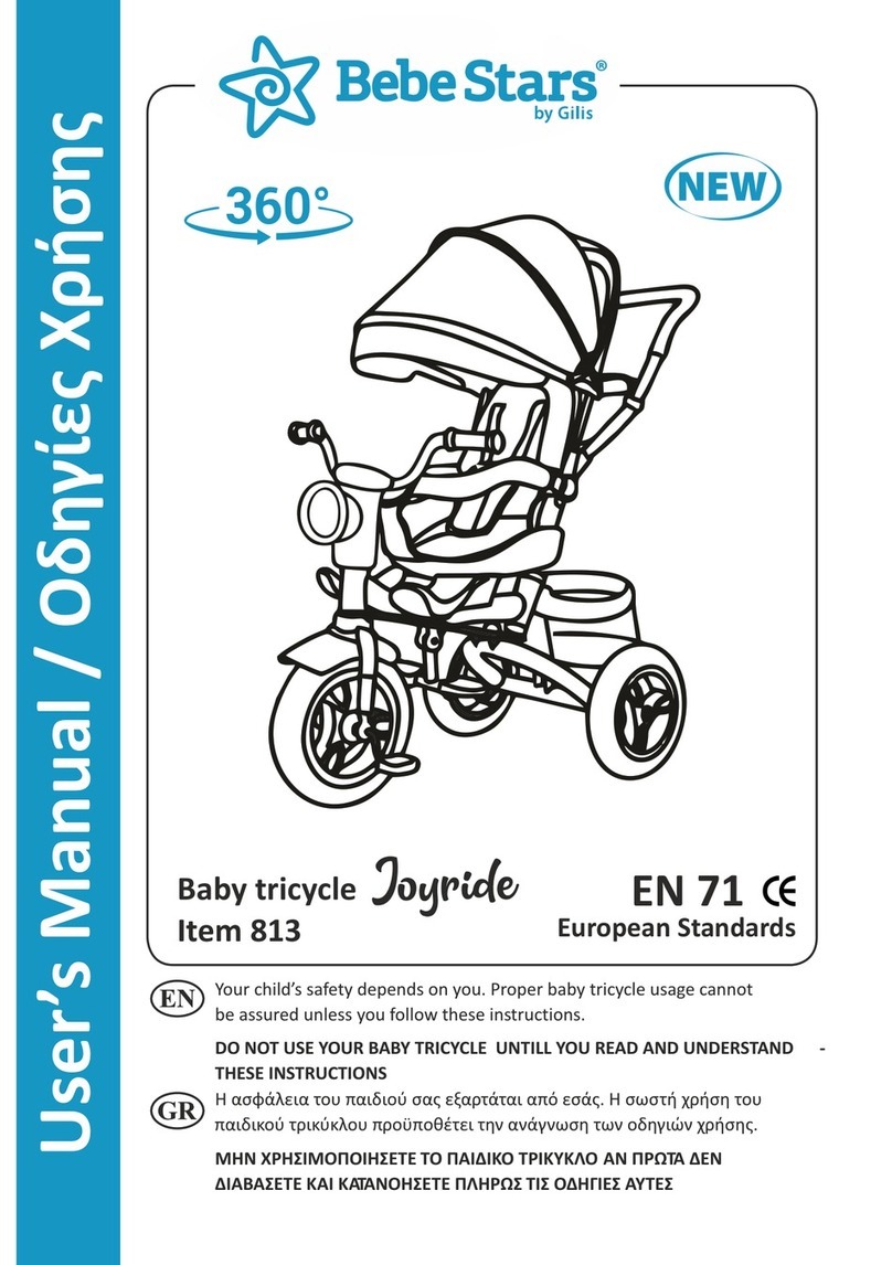 Gilis Bebe Stars Joyride 813 user manual Gilis Bebe Stars Joyride 813 user manual