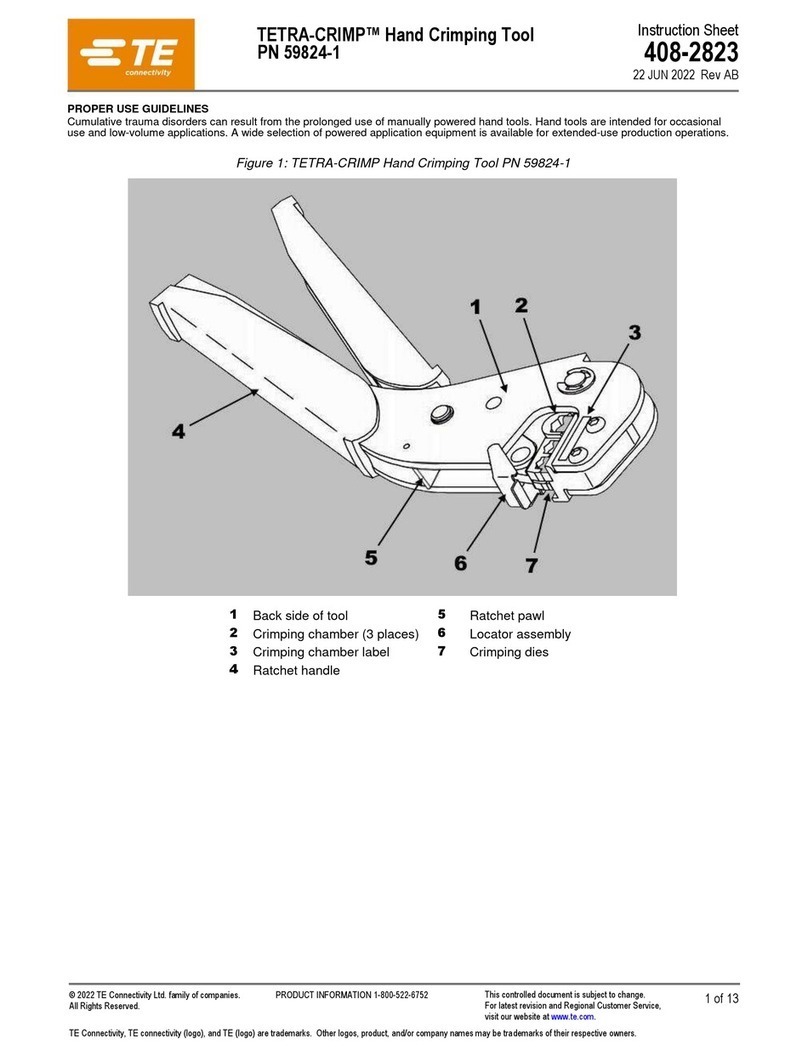 TE Connectivity TETRA-CRIMP 59824-1 User manual TE Connectivity TETRA-CRIMP 59824-1 User manual
