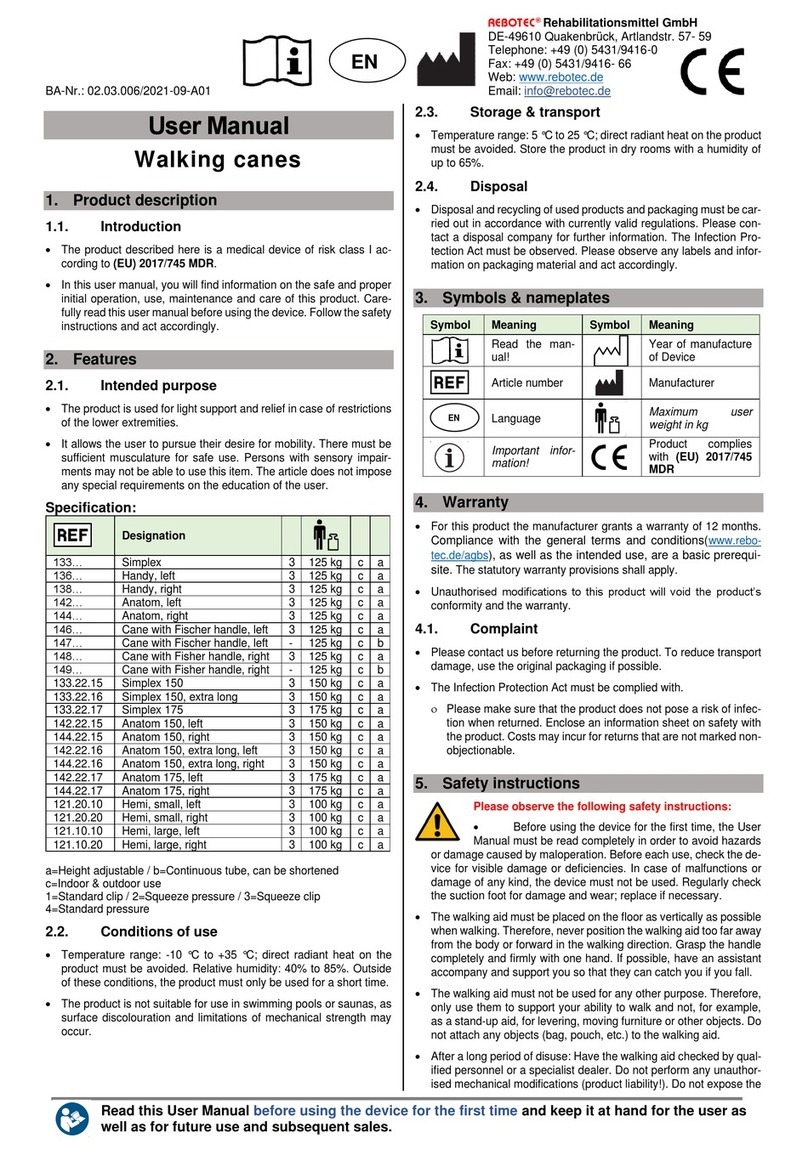 Rebotec 133 Series user manual