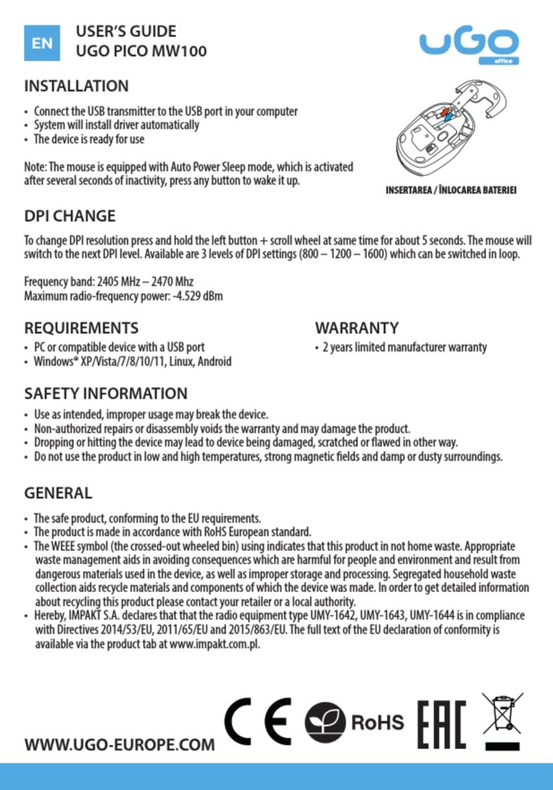 Ugo MW100 user guide
