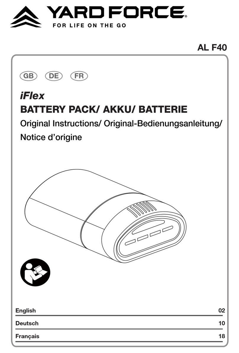 Yard force iFlex AL F40 User manual