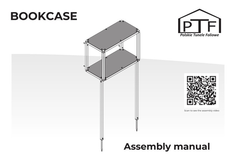 PTF BOOKCASE Assembly manual