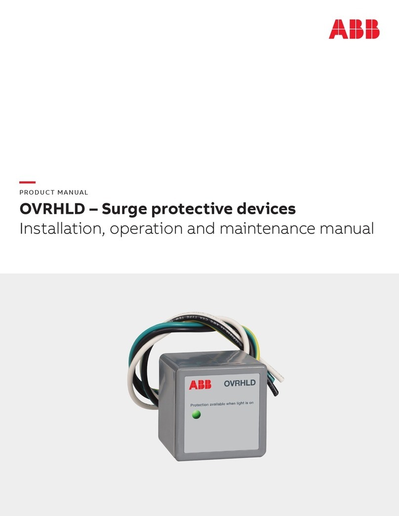 ABB OVRHLD Series User manual
