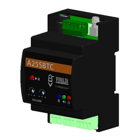 Vivaldi A25SBTC User manual