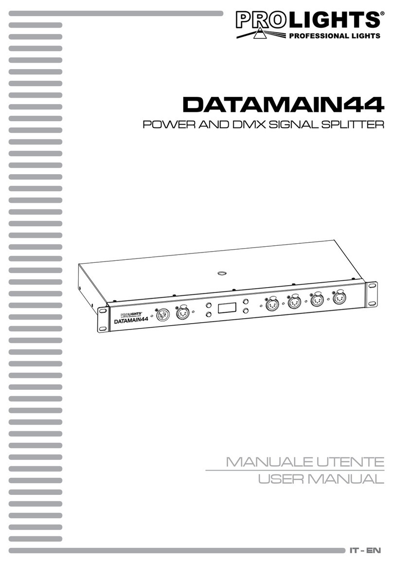 ProLights DATAMAIN44 user manual