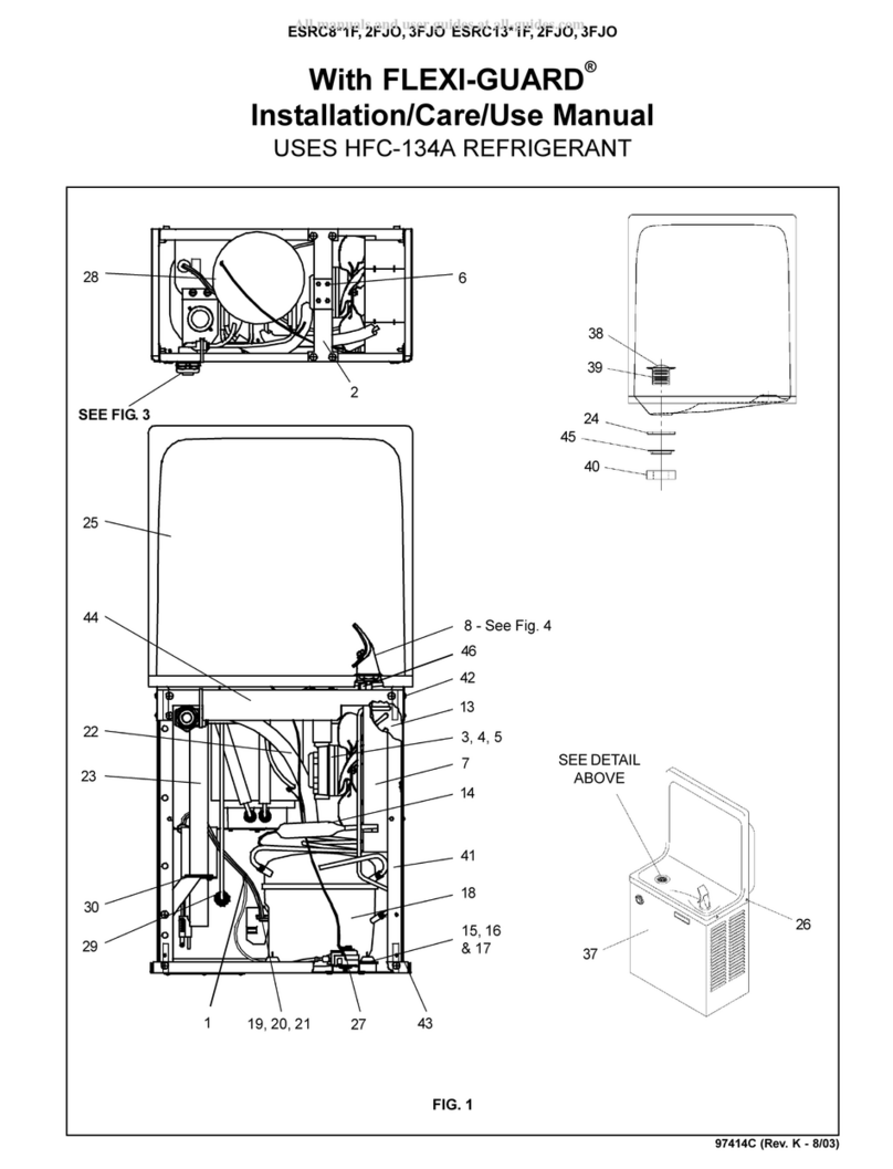 Elkay ESRC8 1F Installation, care & use manual Elkay ESRC8 1F Installation, care & use manual