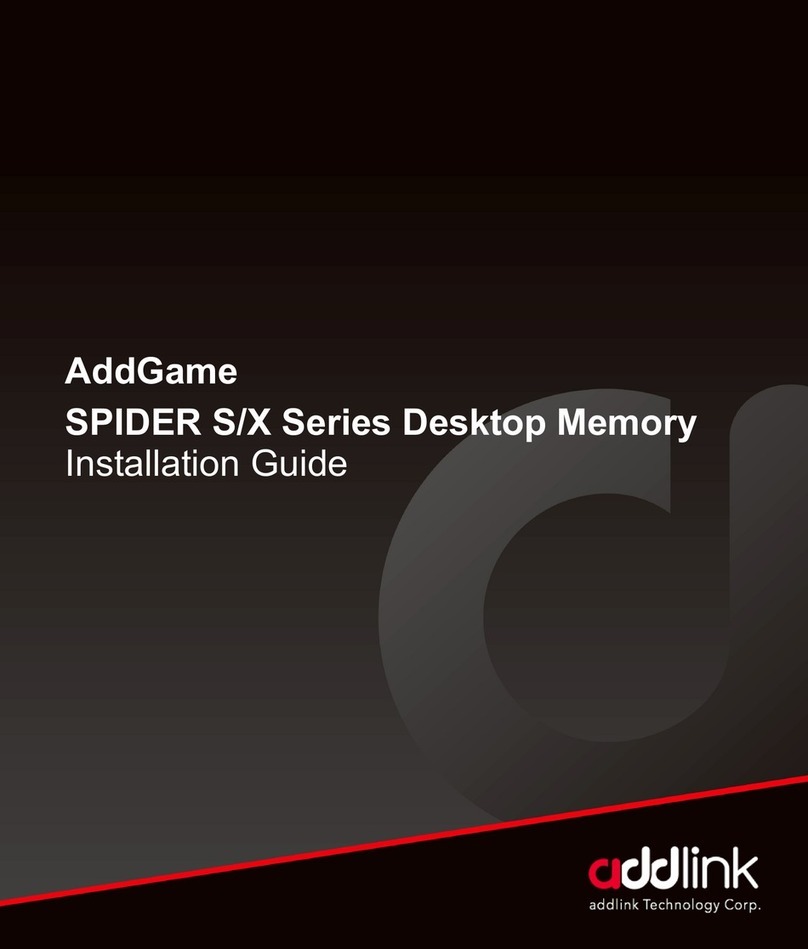 addlink AddGame SPIDER S Series User manual