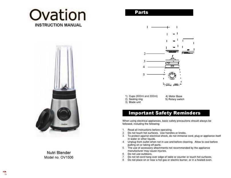 Ovation OV1506 instruction manual