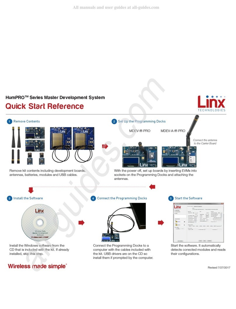 Linx Technologies HumPRO Series Service manual