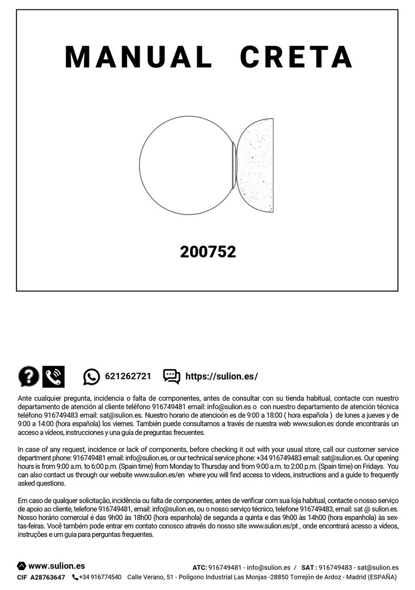 Sulion CRETA 200752 User manual
