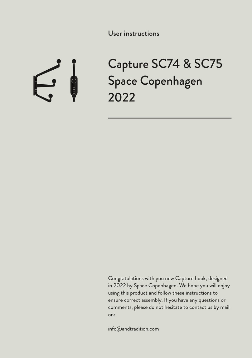 Tradition Capture SC74 Space Copenhagen 2022 User instructions Tradition Capture SC74 Space Copenhagen 2022 User instructions
