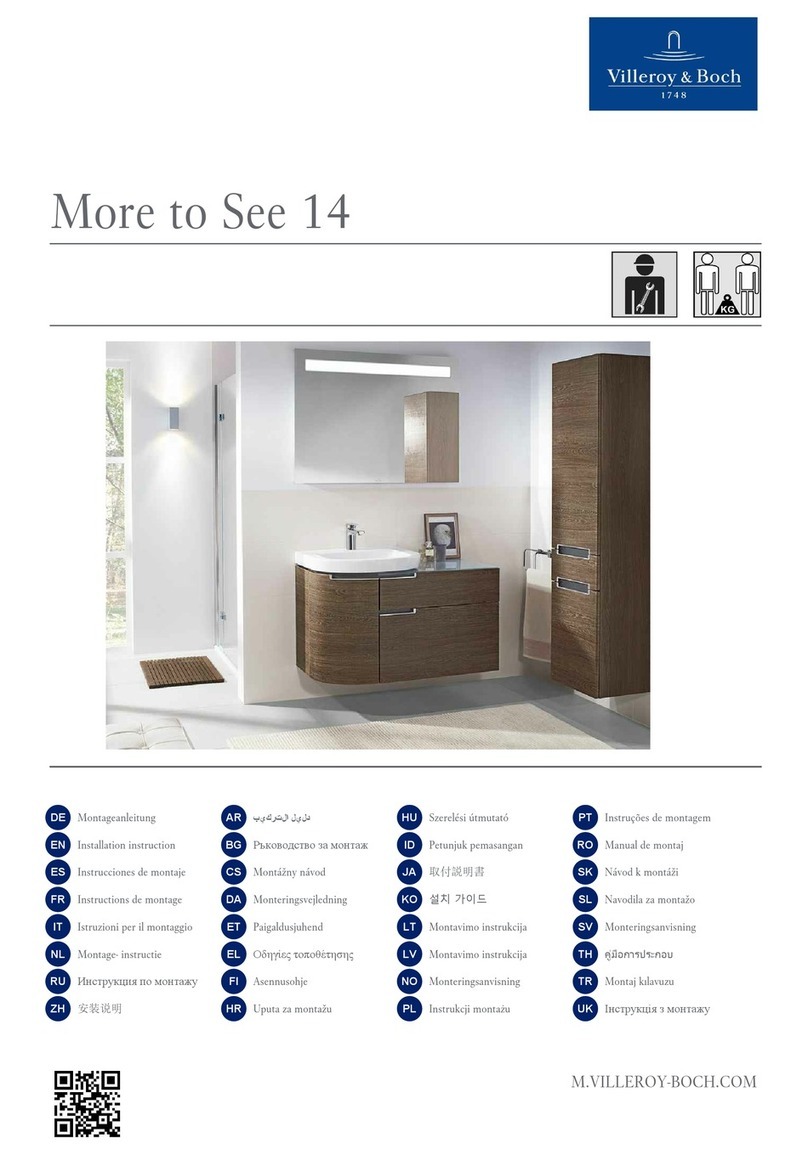 Villeroy & Boch More to See 14 User manual