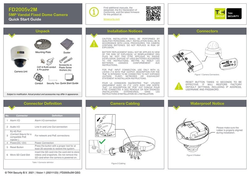 TKH security FD2005v2M User manual