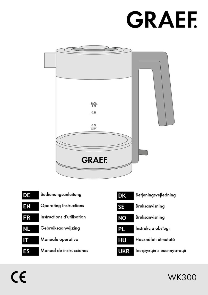 Graef WK300 operating instructions