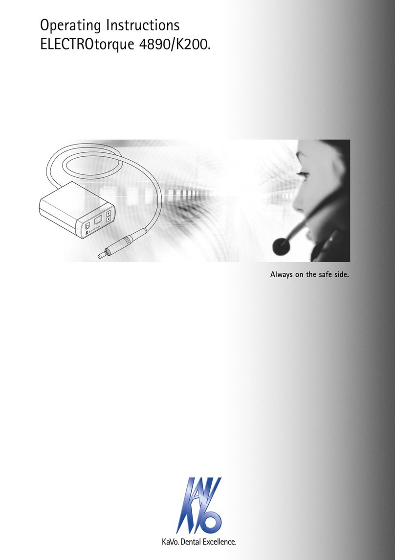 KaVo ELECTROtorque 4890 User manual