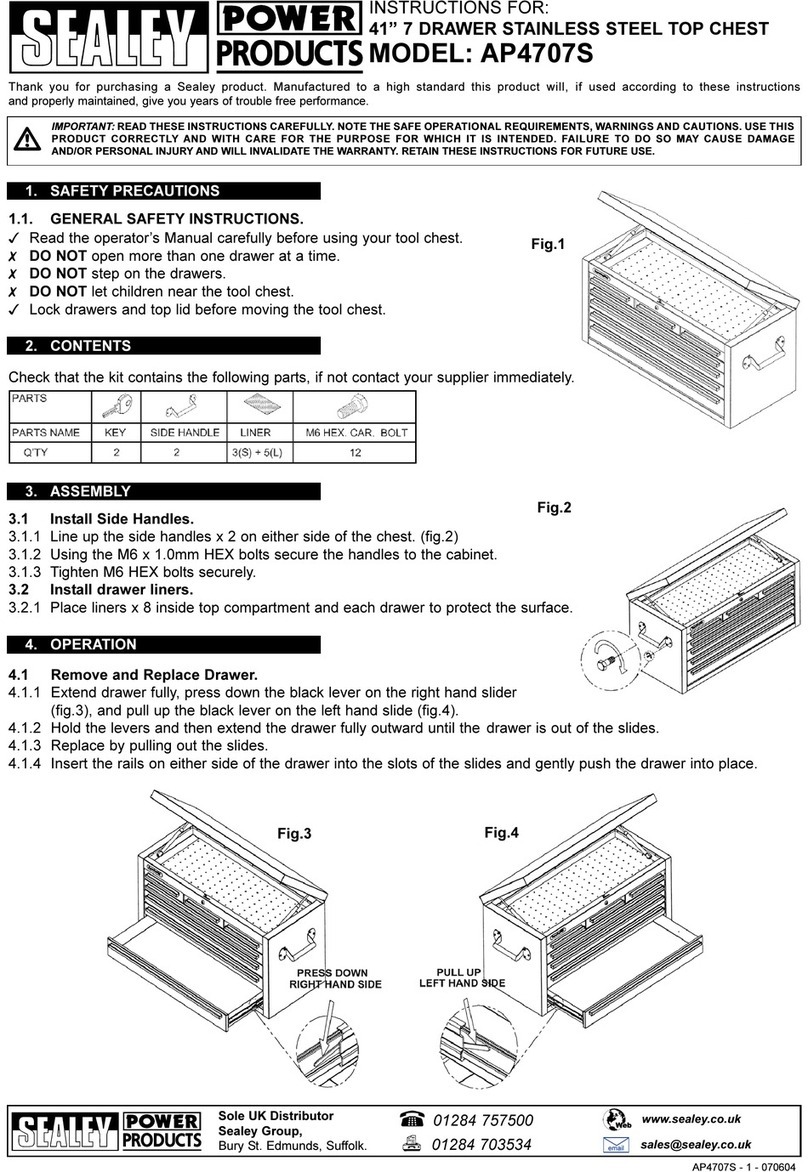 Sealey AP4707S User manual