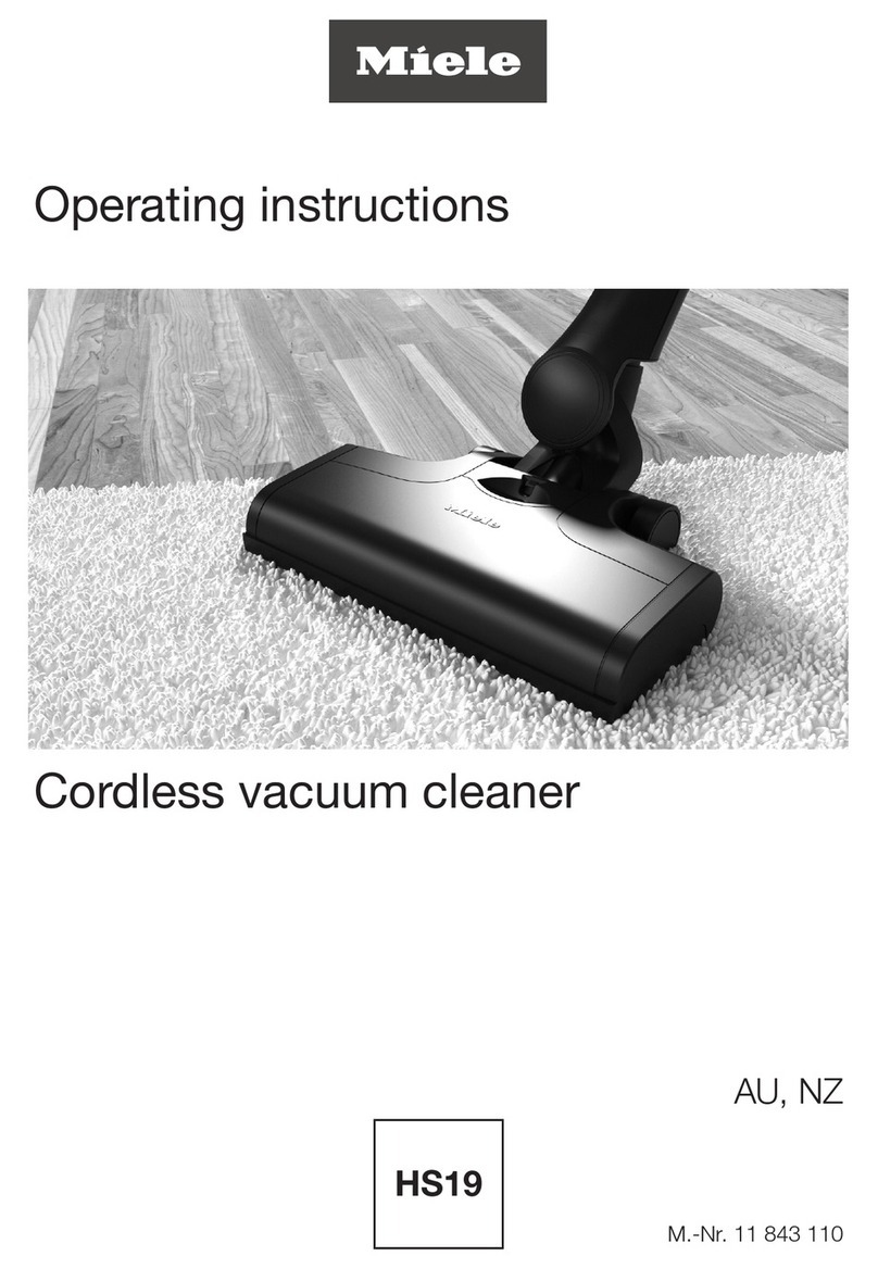 Miele Triflex HX1R operating instructions