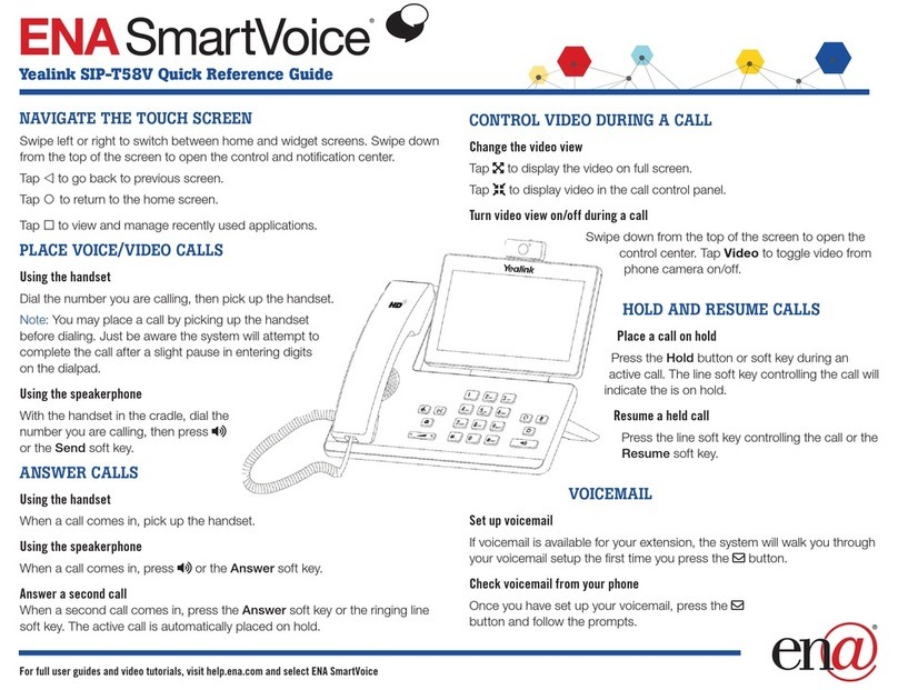 Yealink SIP-T58V User manual Yealink SIP-T58V User manual