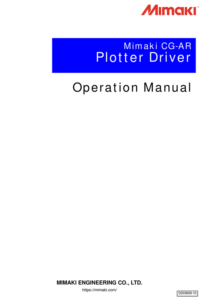MIMAKI CG-AR User manual