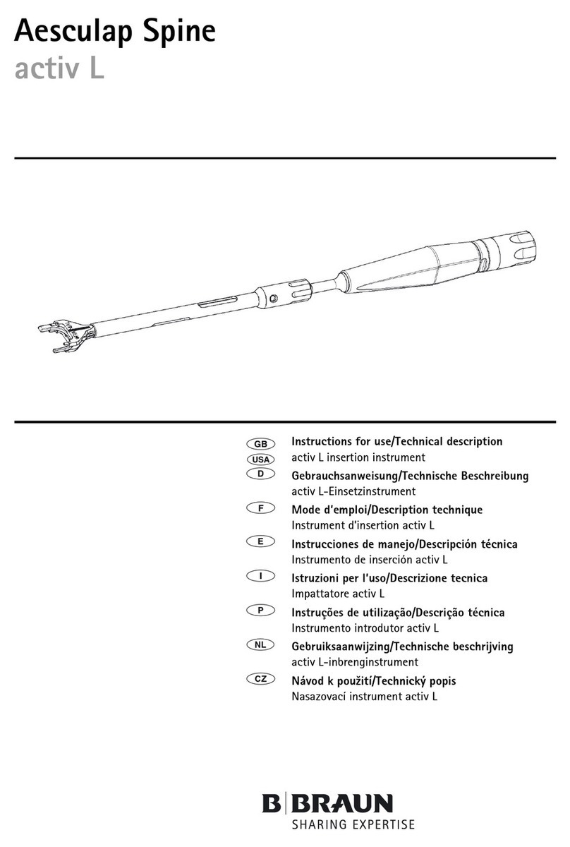 B. Braun Aesculap Spine activ L Manual