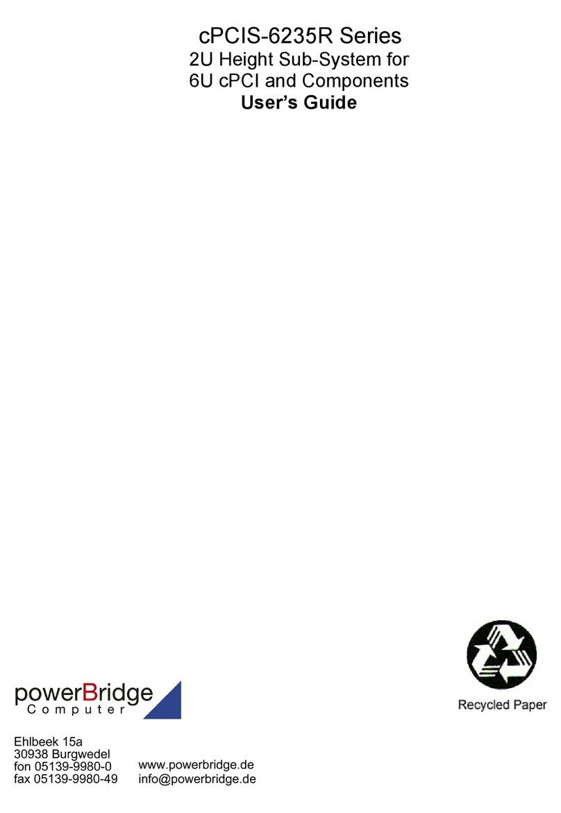 PowerBridge cPCIS-6235R Series User manual
