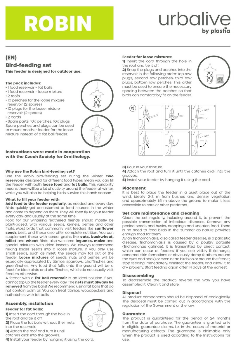 plastia urbalive ROBIN quick start guide