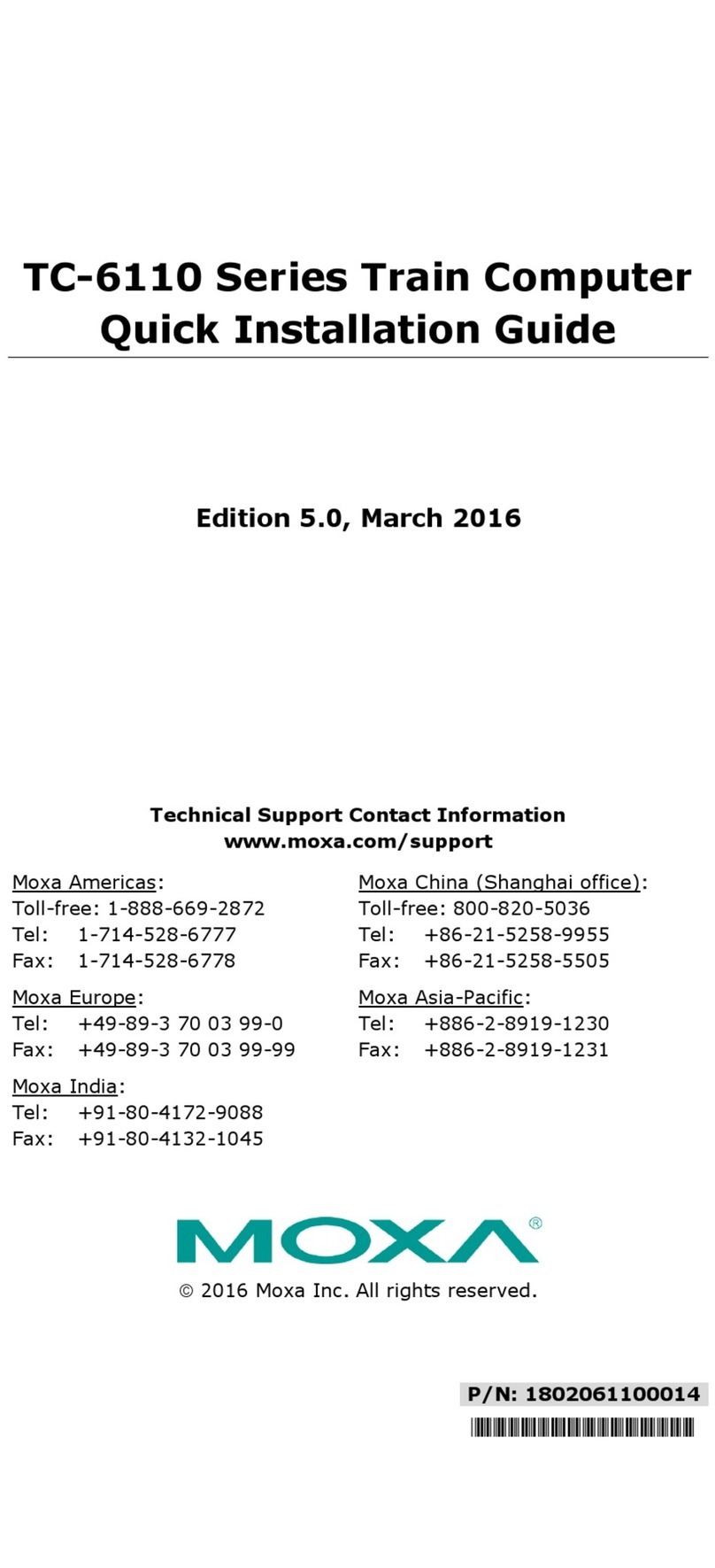 Moxa Technologies TC-6110 Series User manual