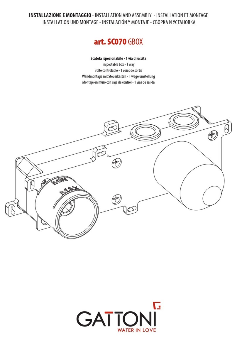 GATTONI SC070 GBOX Installation and assembly