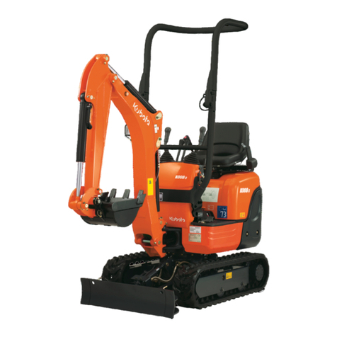 Kubota K008-3 User manual