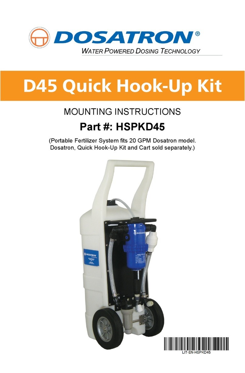 dosatron HSPKD45 User manual