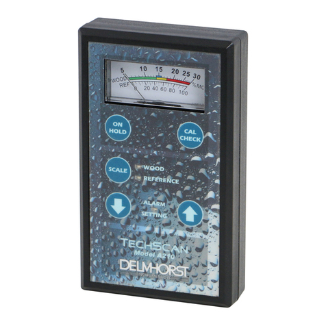 Delmhorst TechScan User manual