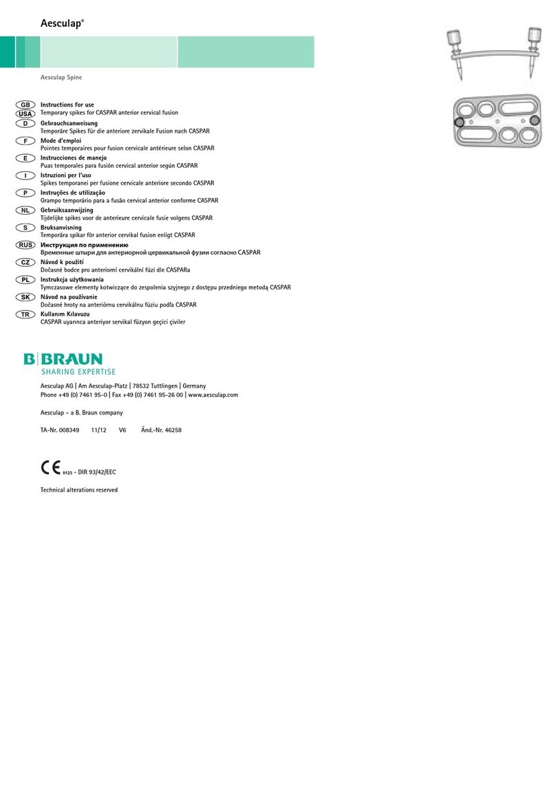 B. Braun Aesculap 008349 Manual