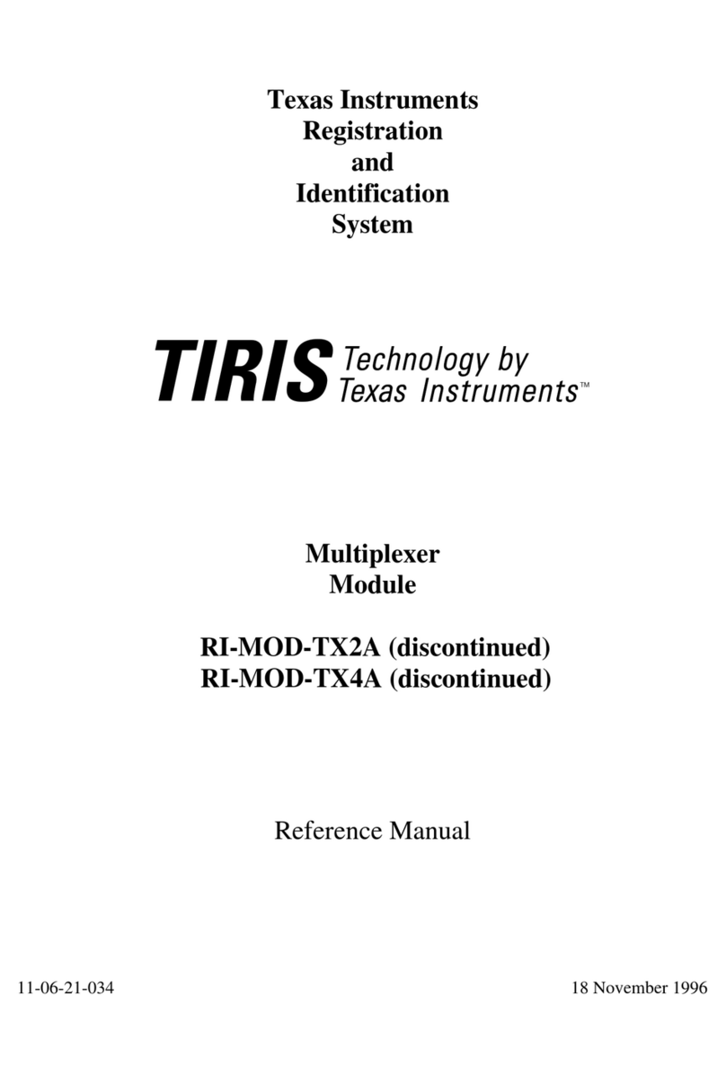Texas Instruments RI-MOD-TX2A Reference manual
