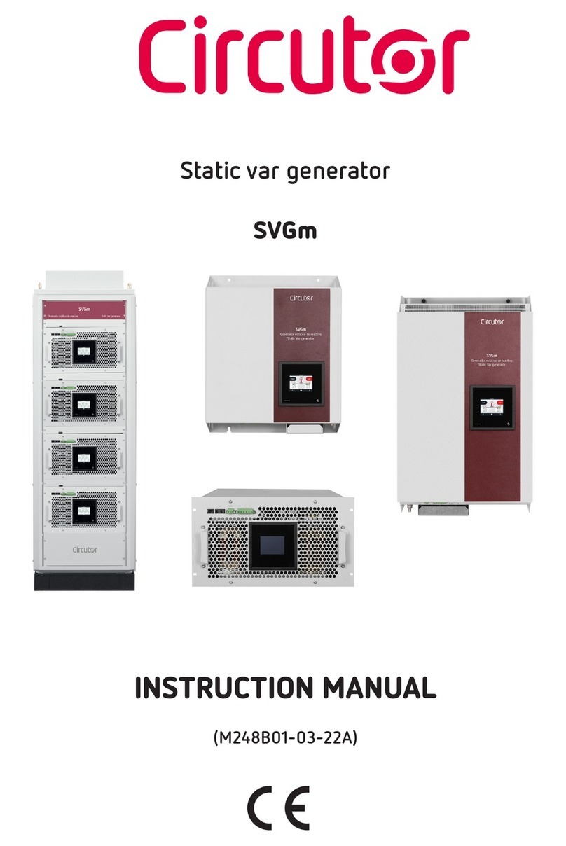 Circutor SVGm instruction manual Circutor SVGm instruction manual