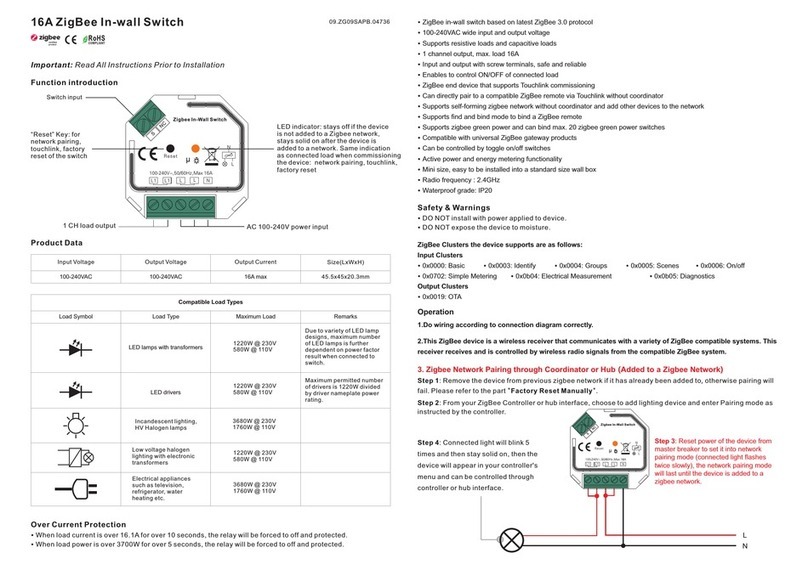 ZIGBEE ROB 200-035-0 quick start guide